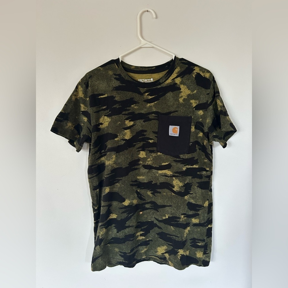 Carhartt Camouflage T-Shirt with Pocket Size XL Boys
